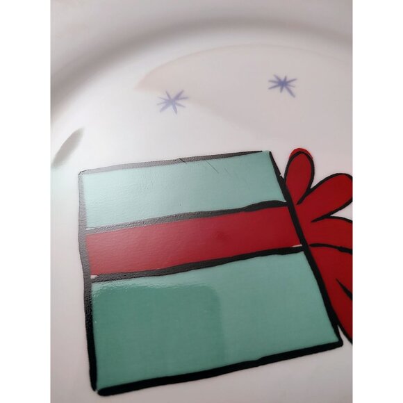 Merry Brite 4 Piece Porcelain Dinnerware Set Christmas Gift Pattern,  Vintage - Picture 2 of 10